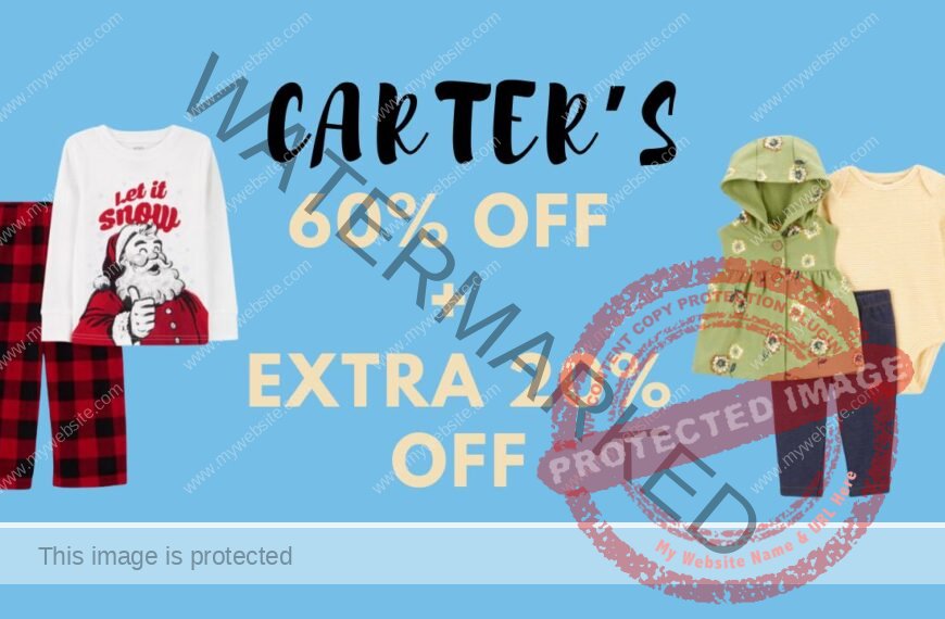 Carter’s 60% Off + Extra 20% Off
