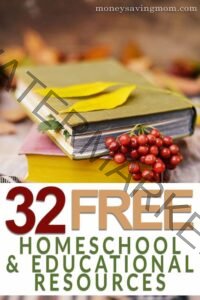 Free Homeschool Curriculum & Resources | Huge List of 32 Freebies!
