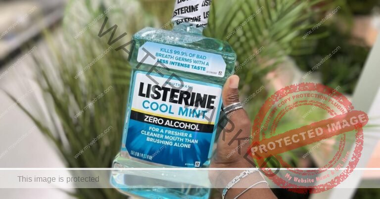 Listerine Mouthwash 1L Bottle Only $6.63 Shipped on Amazon (Regularly $9)