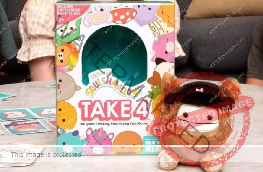 Squishmallows Take 4 Card Game Just $11…